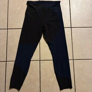 Lululemon Women's Size 8 Black Blue Running Tights